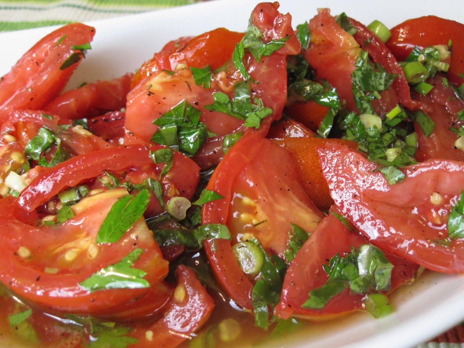 Elizabeth's Dutch Oven Killer Marinated Tomatoes