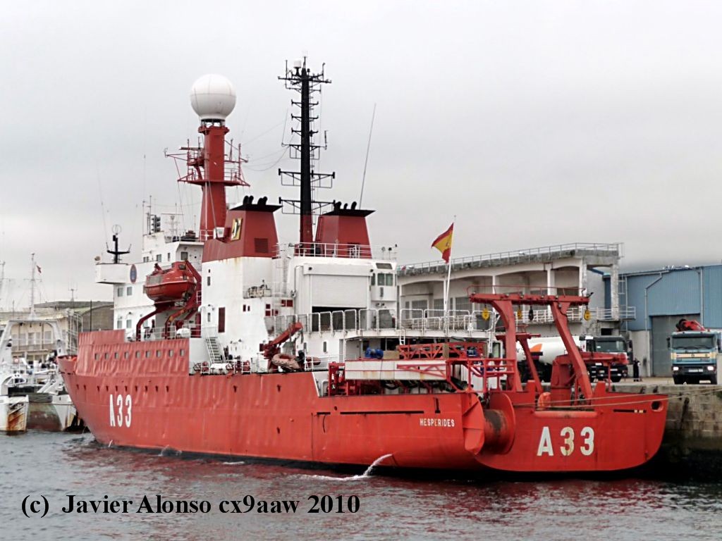 Fotos y videos de buques en Vigo B.I.O. "Hespérides