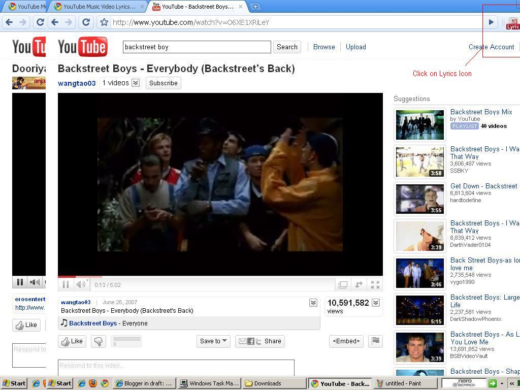 Subin's World How To Get Lyrics Of Music Video You Watch On YouTube