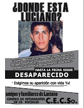 ¡Basta de impunidad! ¡Aparición con vida de Luciano Arruga!