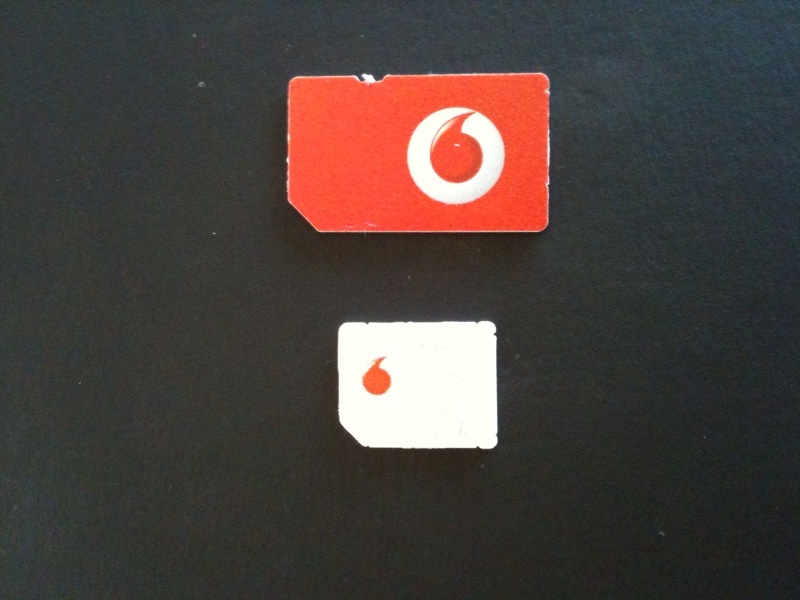 TOPdigital Distribuidor Autorizado Vodafone Así será la micro SIM de Vodafone para el iPad