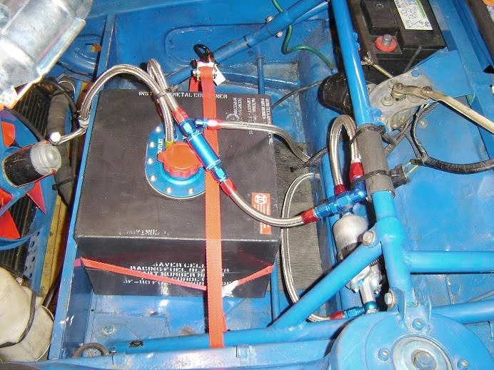 new instal Aéroquip + réservoir FIA essence ATL