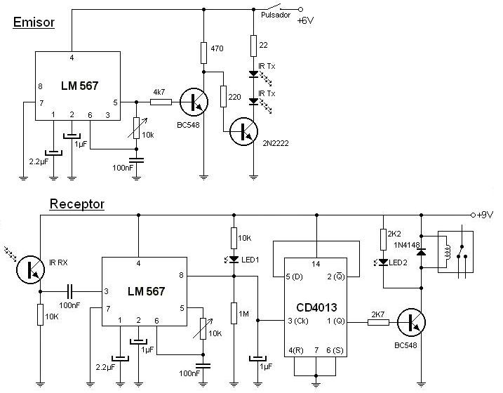ELECTRO ESP: Diagrama: Interruptor por Control Remoto