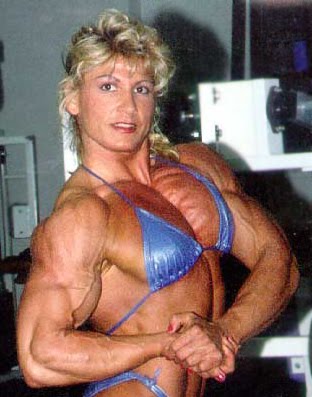 Perfect transsexual Gay female body builder