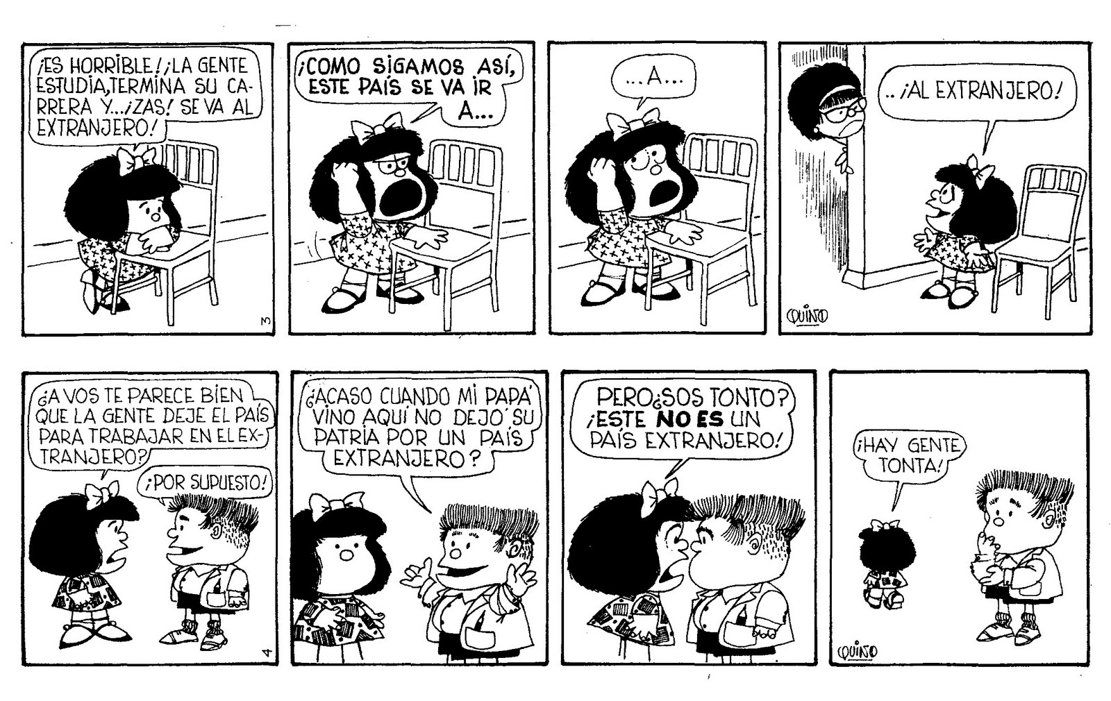 LA ESQUINA DE MAFALDA MAFALDA 1 (tiras del 1 al 8)