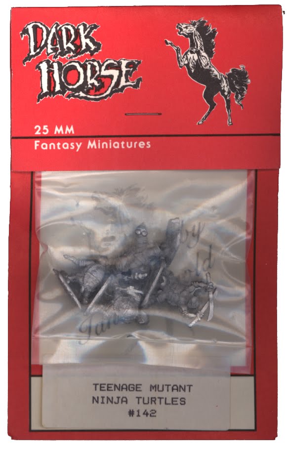 Peter Laird's TMNT blog: Blast from the Past #304: Dark Horse TMNT lead miniature figures
