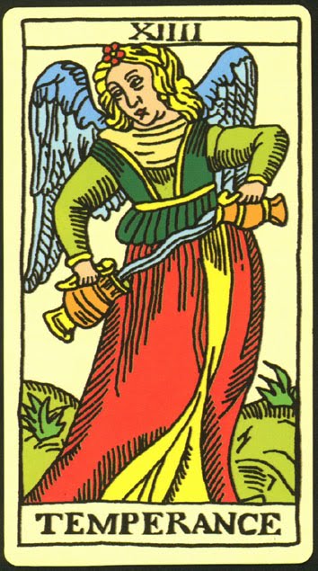 La Templanza Arcano Mayor del Tarot de Marsella | Tarot Y Esoterismo