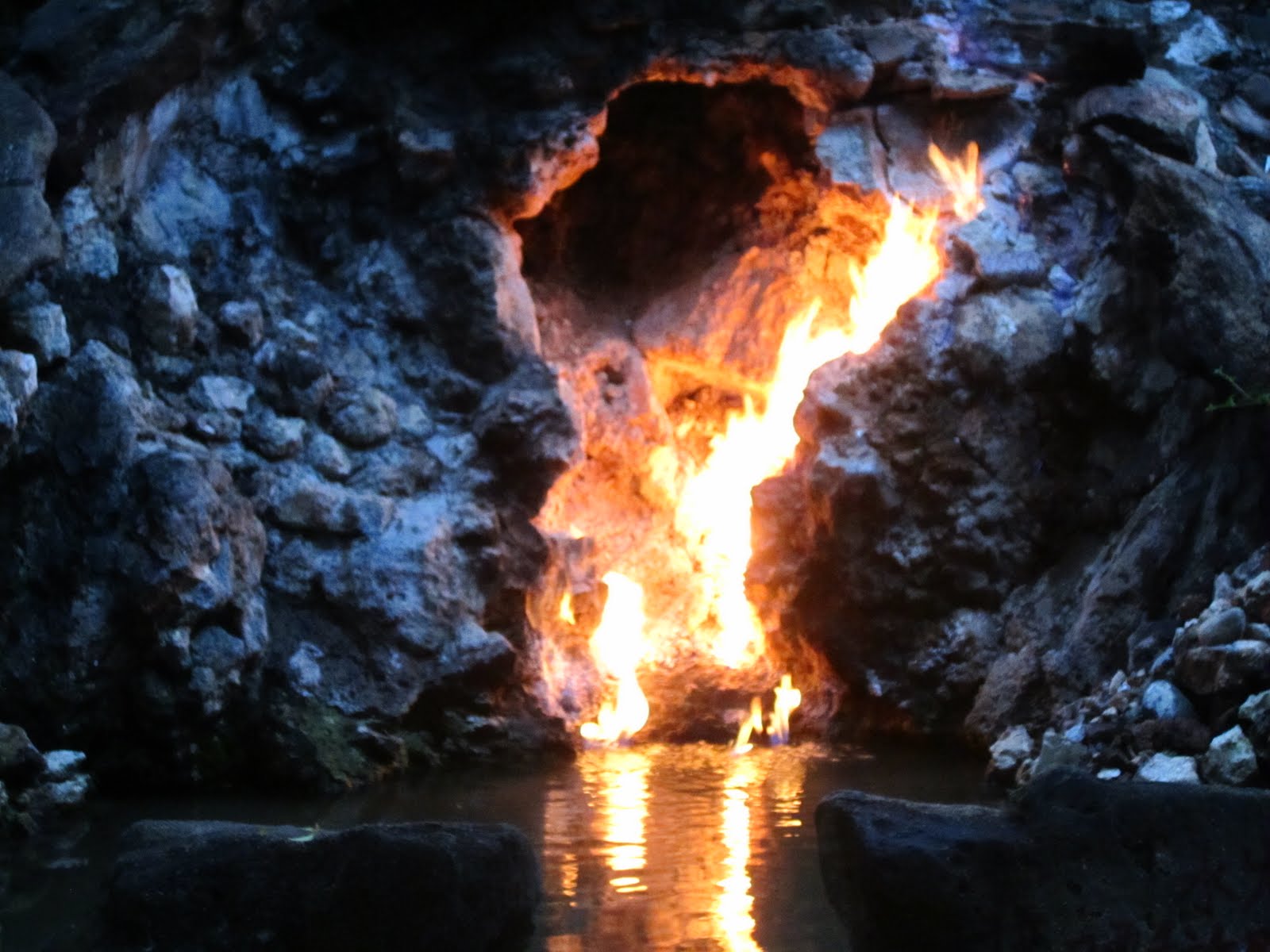 TIL Taiwan has a rare geologic union: FIRE and WATER - spewing from the ...