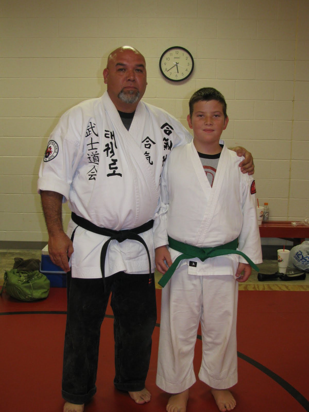 Mullins Party of Five Andrew's Green Belt in Karate...and a few more