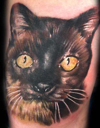 Traditional cat portrait tattoos are very common just make sure you get the 