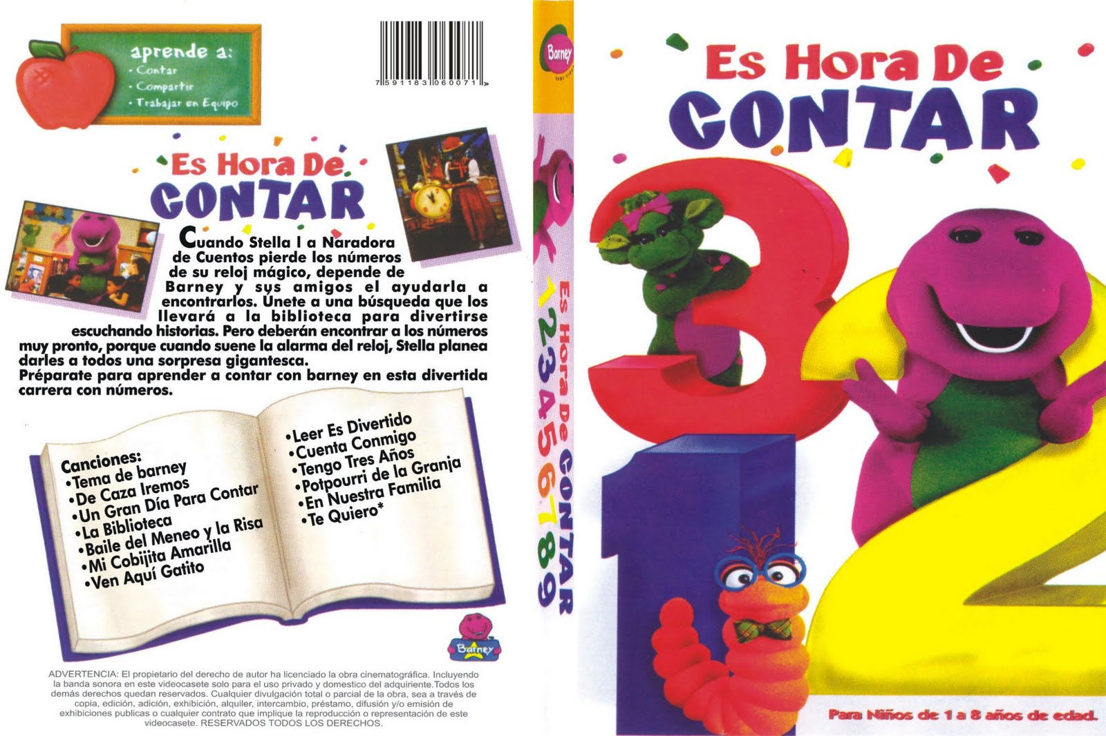 Peliculas en dvd: Barney hora de contar
