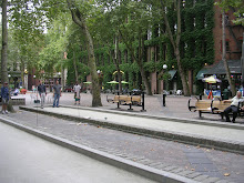 Bocce Ball in Old Town Seattle