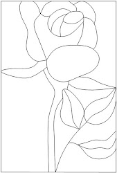 glass stained patterns painting designs simple easy rose darryl mosaic saidi ali pm