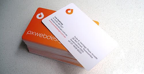 PX Webdesign Business Cards
