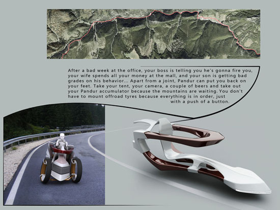 Pandur 3d concept car design
