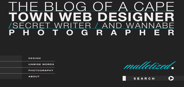 Mulletized web design