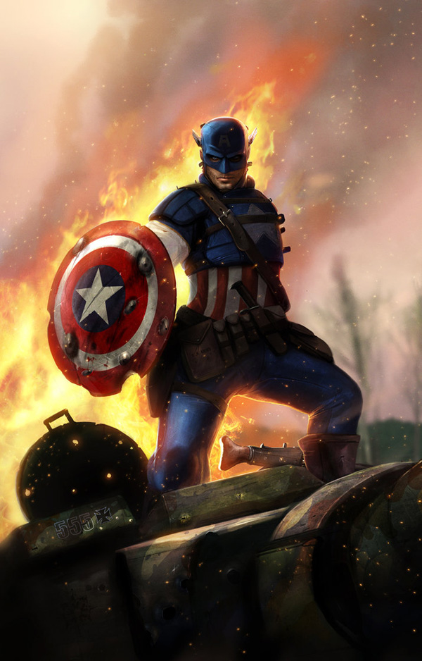 Captain America by adonihs