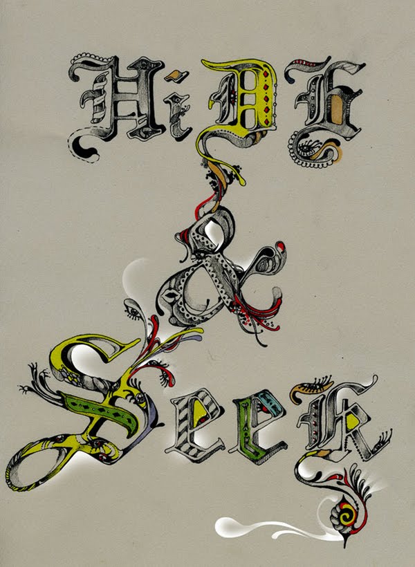 ornamental Typography by Pomme Chan