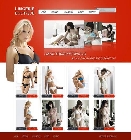 Design a lingerie store layout