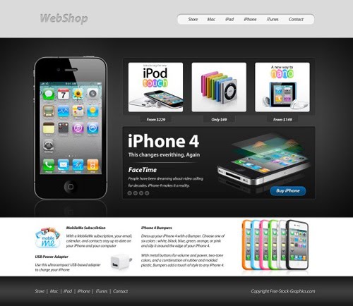 Tutorial on how to create an apple inpired web layout