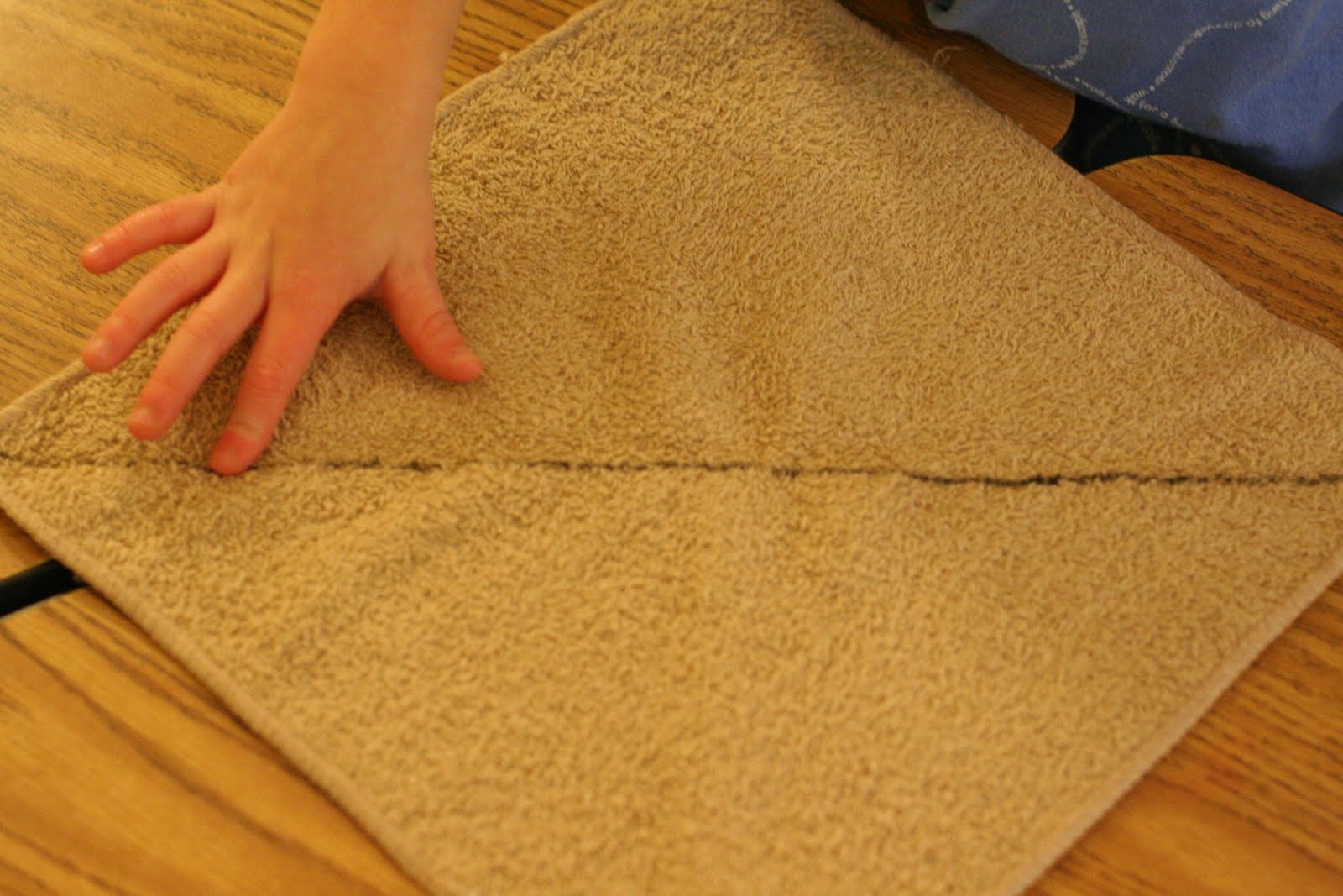 A Lakes Region Montessori Work of the Week Napkin Folding