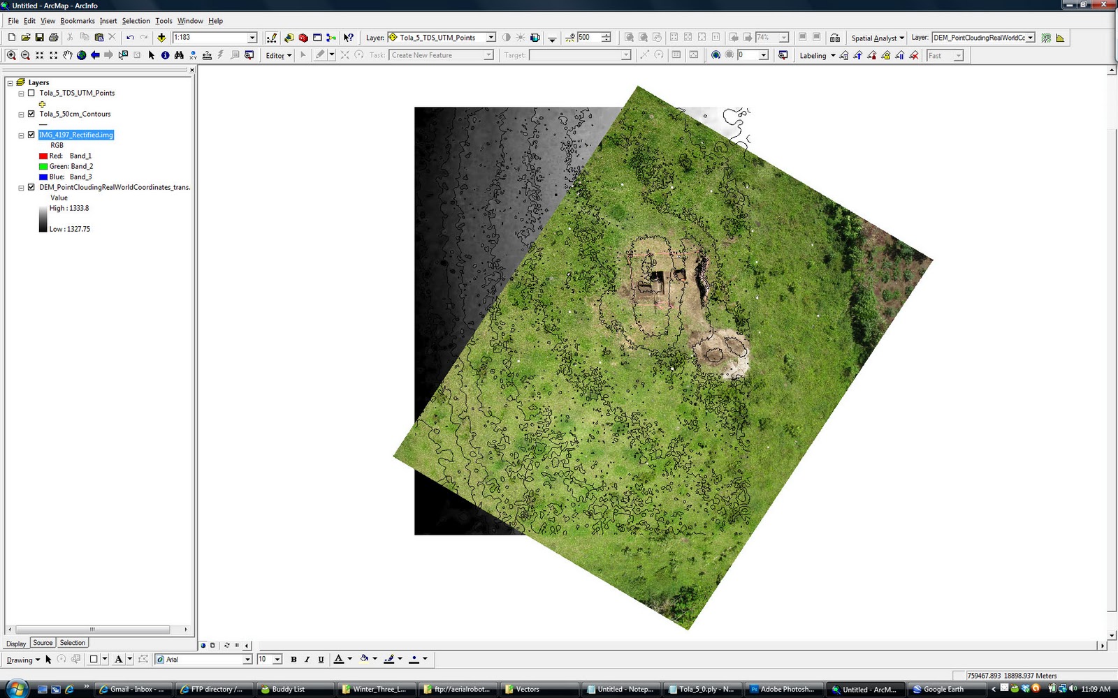 Markaeology: How to create a Digital Elevation Model from Photosynth ...