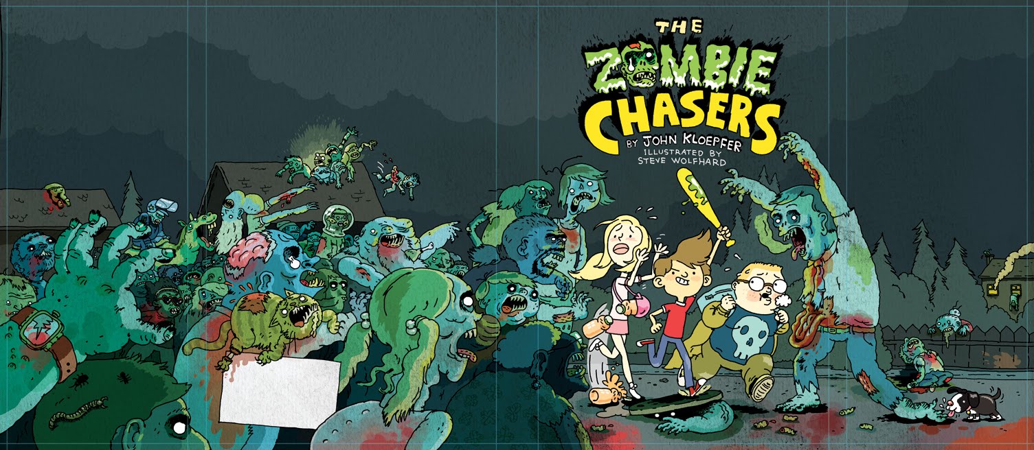 Every Day Is Like Wednesday Steve Wolfhard's Zombie Chasers cover and