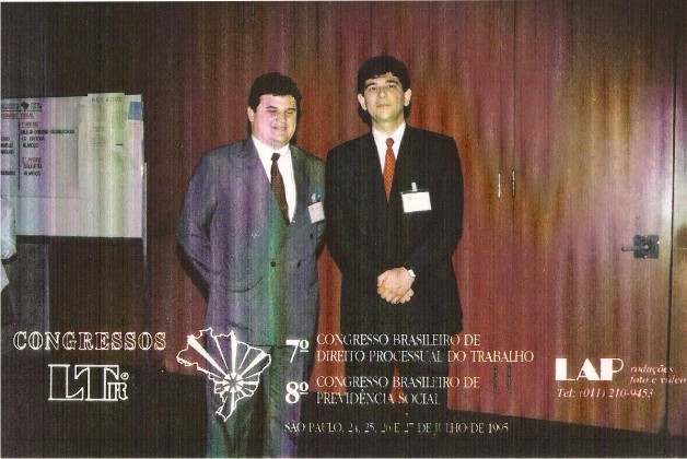 Luiz Flávio Madeira com o Assessor do Banco do Brasil