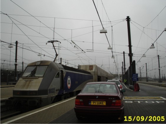 Flávio Madeira no Euro Tunnel