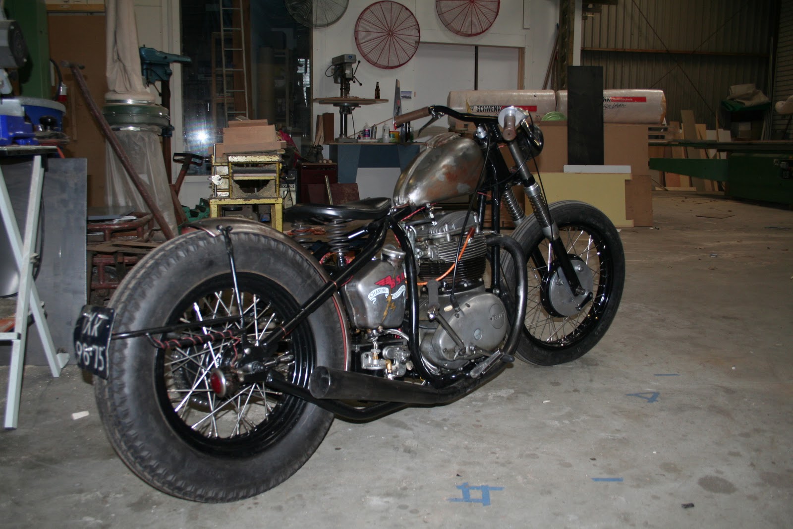 WEED HARDTAIL CHOPPERS/BOBBERS: BSA hardtail