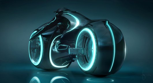 Own your own electric Tron motorcycle in the Zero Race