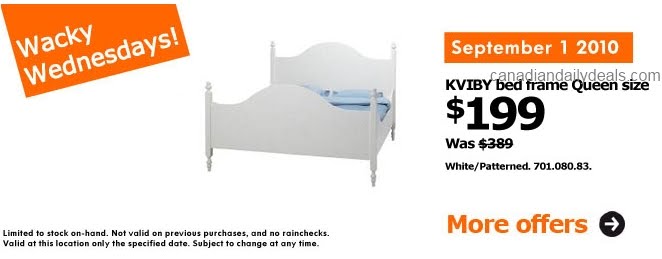 Canadian Daily Deals Ikea Wacky, Ikea Burlington Bed Frames