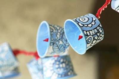 Be Different...Act Normal: Paper Cup Party Lights [DIY Party Decorations]