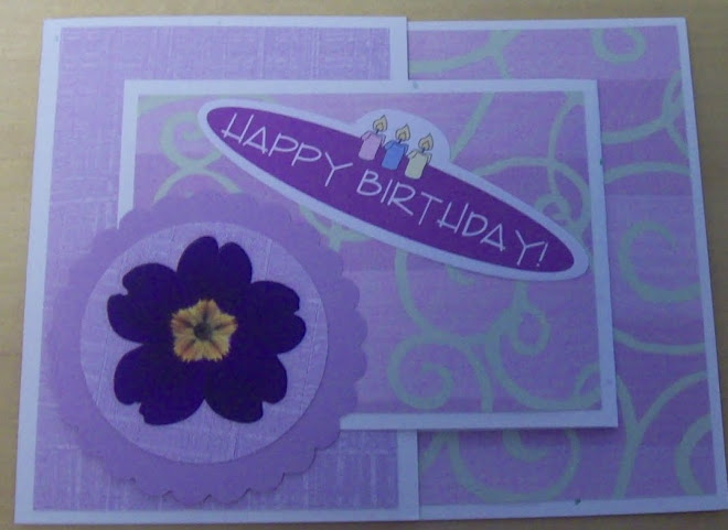 Joy fold card - Happy Birthday