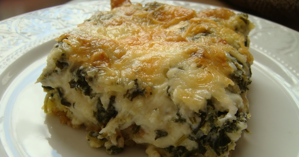 Life with Gena: Spinach Cheese Casserole