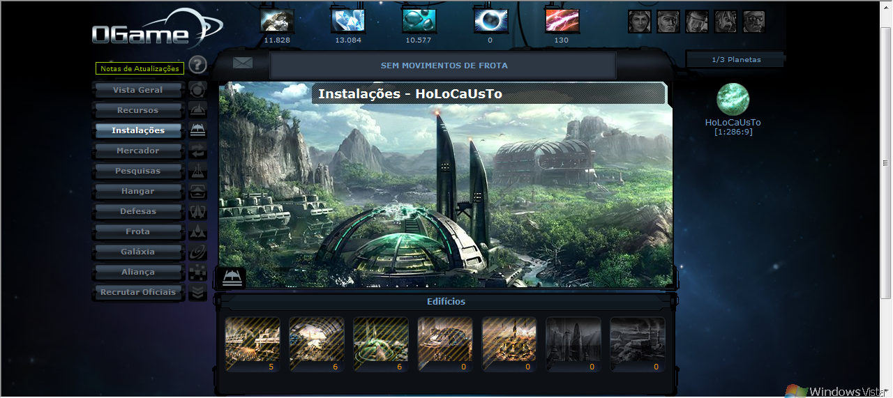 Ogame Interface LIARS WARS EVOLLUTION: OGAME