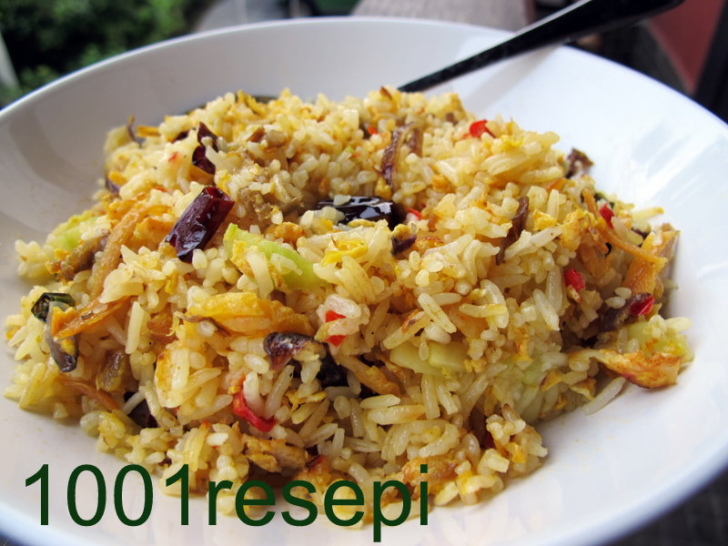 Koleksi 1001 Resepi: nasi goreng cili kering