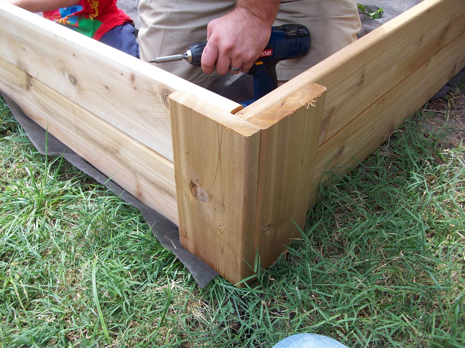 Extending Sand Box Homestead Roots: Sandbox for Addies Birthday!! (Could also be a raised ...