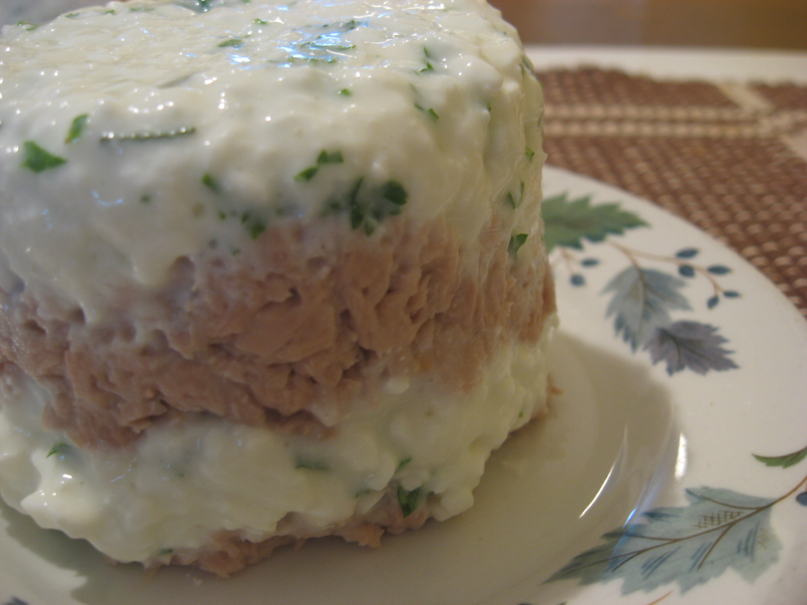 Libellule et ses spatules Terrines de thon et de fromage cottage