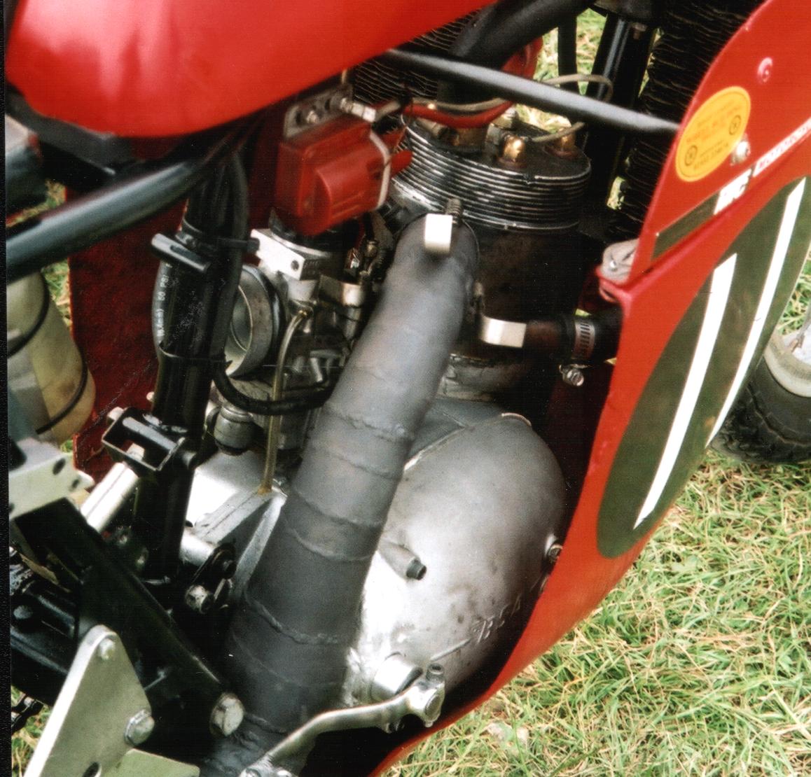 bsa bantam trials exhaust