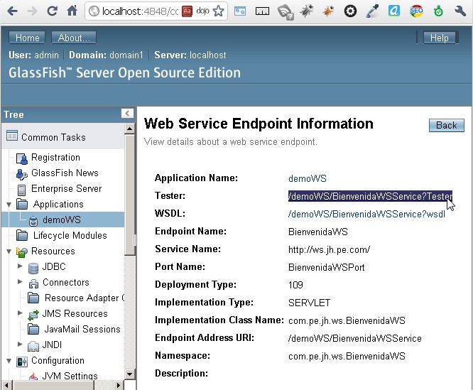 Crear  Services con Eclipse Helios y GlassFish