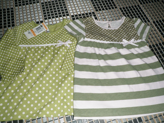 Green dog Flower (size: 12m ) / Greendog Stripe (size: 18m)