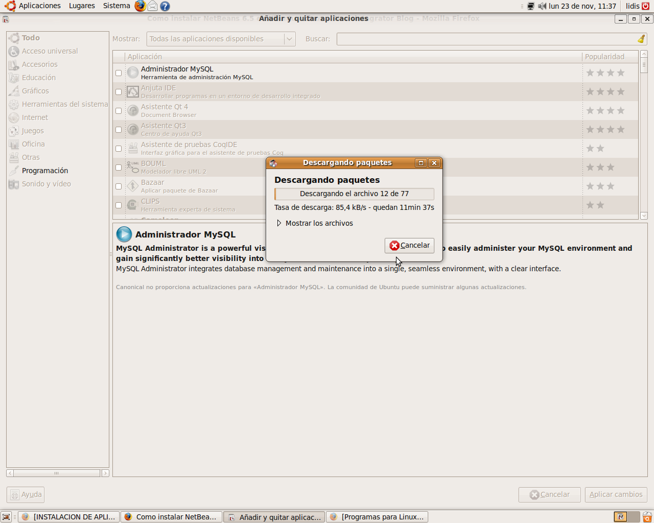 INSTALACION DE APLICACIONES EN LINUX: COMO INSTALAR CAMALEON EN LINUX