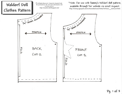 Snazzle Craft: Waldorf Boy Doll - w/ clothes pattern!