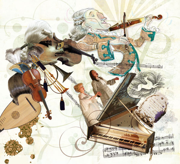 el Rubencio ilustración Barroco musical