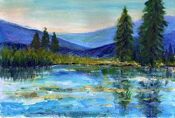 acrylic landscape landscapes painting practice paintings fine scenery simple acrylics beginners watercolor paint paper artwork visit