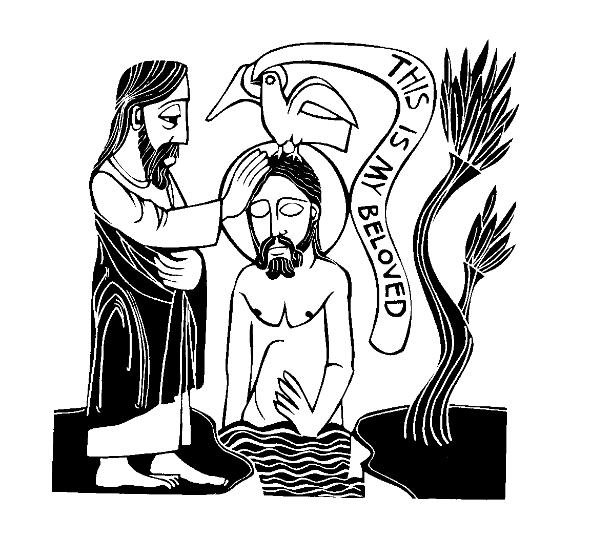 clip art jesus being baptised - photo #21