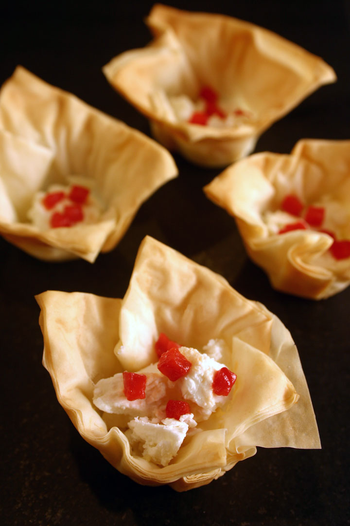 Epicurean Erin Holiday Hors d'oeuvre Focus Phyllo Cups