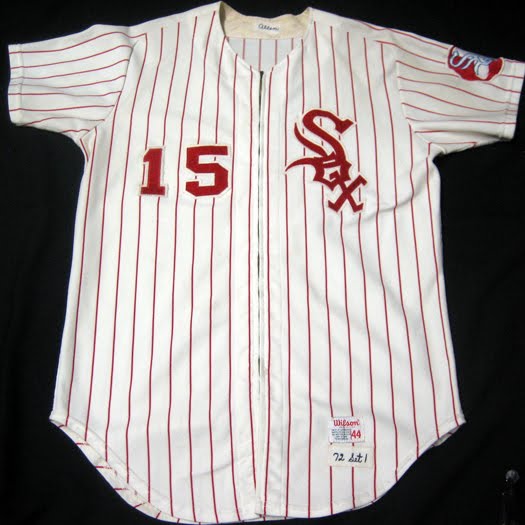 Dick Allen Hall of Fame:  watch: 1972 Dick Allen game used jersey
