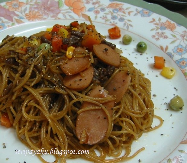 My Kuali Black pepper spaghetti